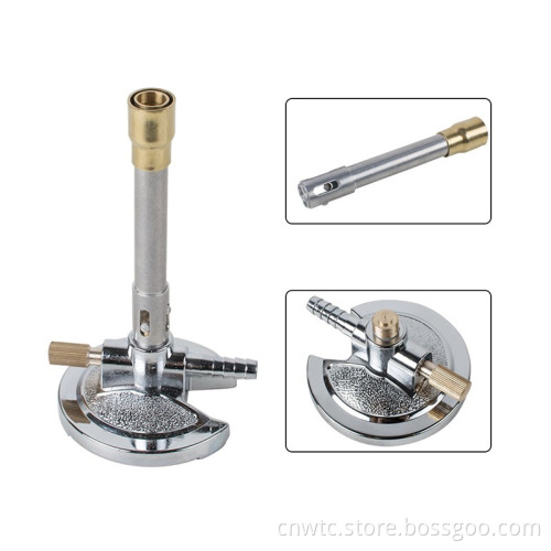 Temperature Resistant Bunsen Burner with Flame Stabilizer and Adjustable Air Vent: A Reliable Tool for Laboratory Experiments